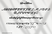 Brushtion | a Brush font, a Script Font by Basnistudio (Thumbnail 7 of 7)