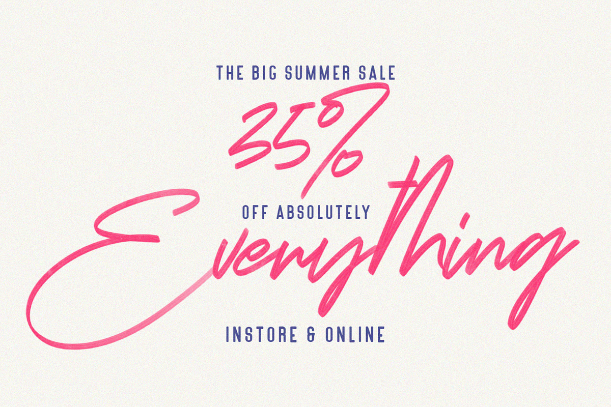 Arlysse SVG Brush Font, a Sans Serif Font by MACK 75 (Photo 6 of 6)