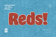 Layered Fabric Text Effect Mockup, a Layer Style Add-On by veila.me (Thumbnail 3 of 6)