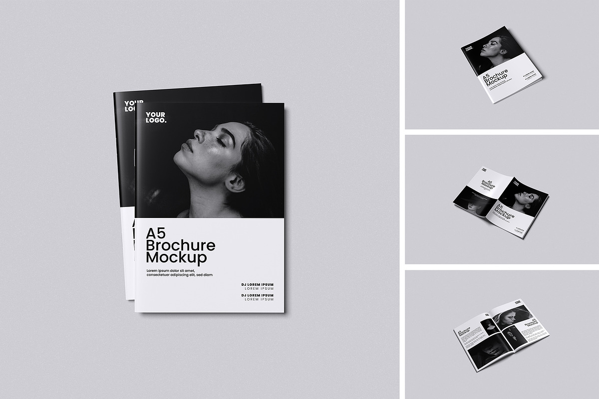 Catalog A5 Mockup, a Brochure Template by HanaSaka_Studio (Photo 1 of 5)