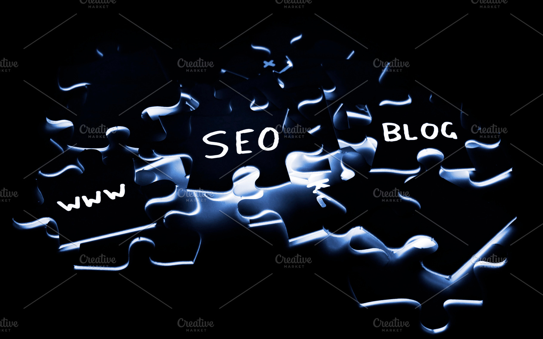 SEO Puzzle, a Technology Photo by THP Creative
