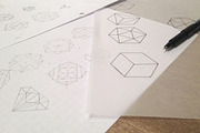 Polygon Outline Shapes, an Object Graphic by GhostlyPixels (Thumbnail 3 of 3)