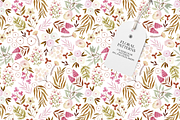 Floral Watercolor Patterns Set, a Pattern Graphic by Webvilla Studio (Thumbnail 1 of 9)