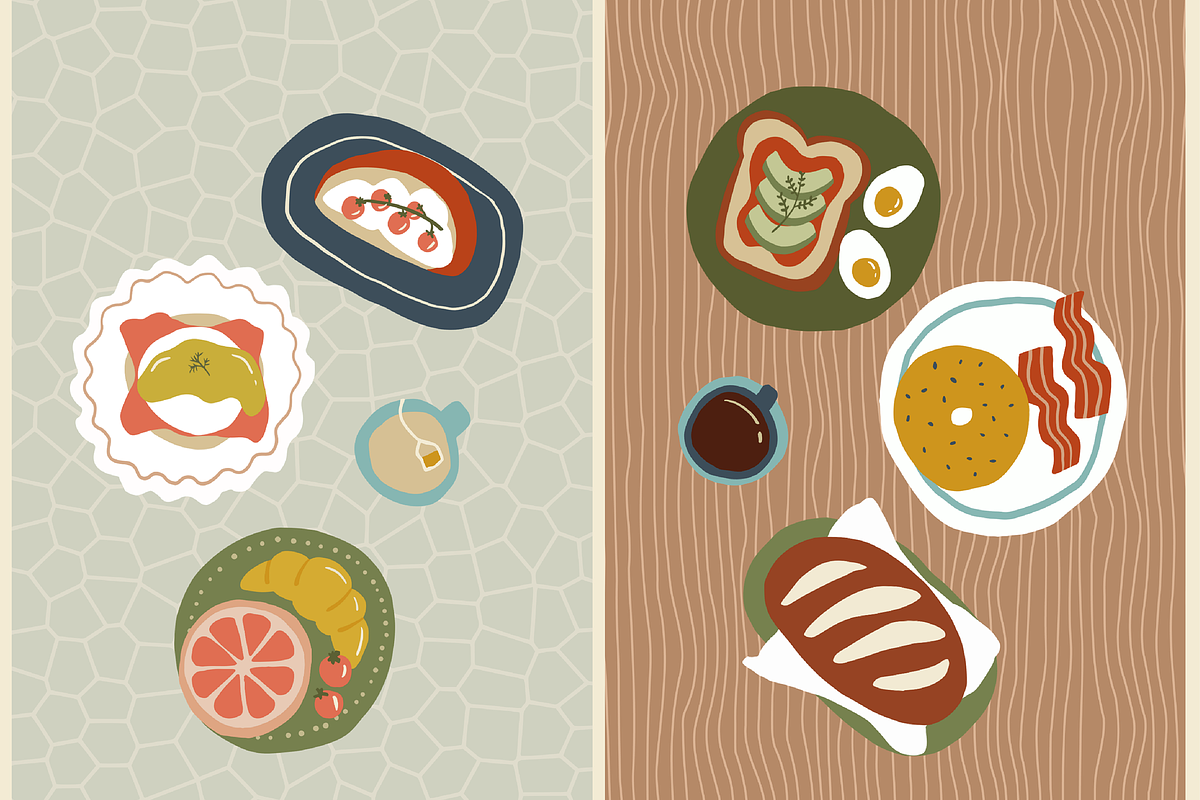 Brunch & Breakfast Food Sticker Pack, a Food Illustration by Creativity Bucketlist (Photo 6 of 6)