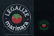 Legalize Marinara, Design Only, an Illustration by Violet on CreativeMarket (Thumbnail 1 of 4)