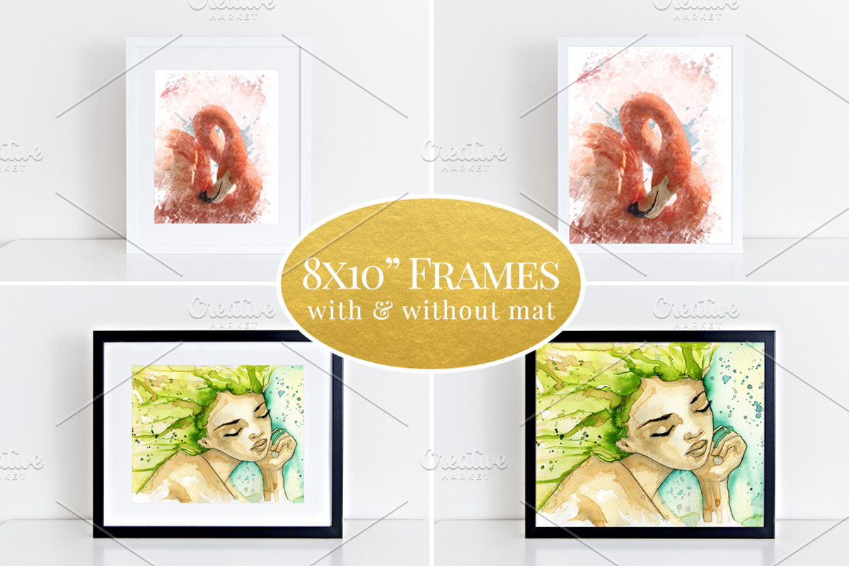 8x10 Clean frame mockup bundle (61), a Print Template by BrownLeopard (Photo 2 of 6)