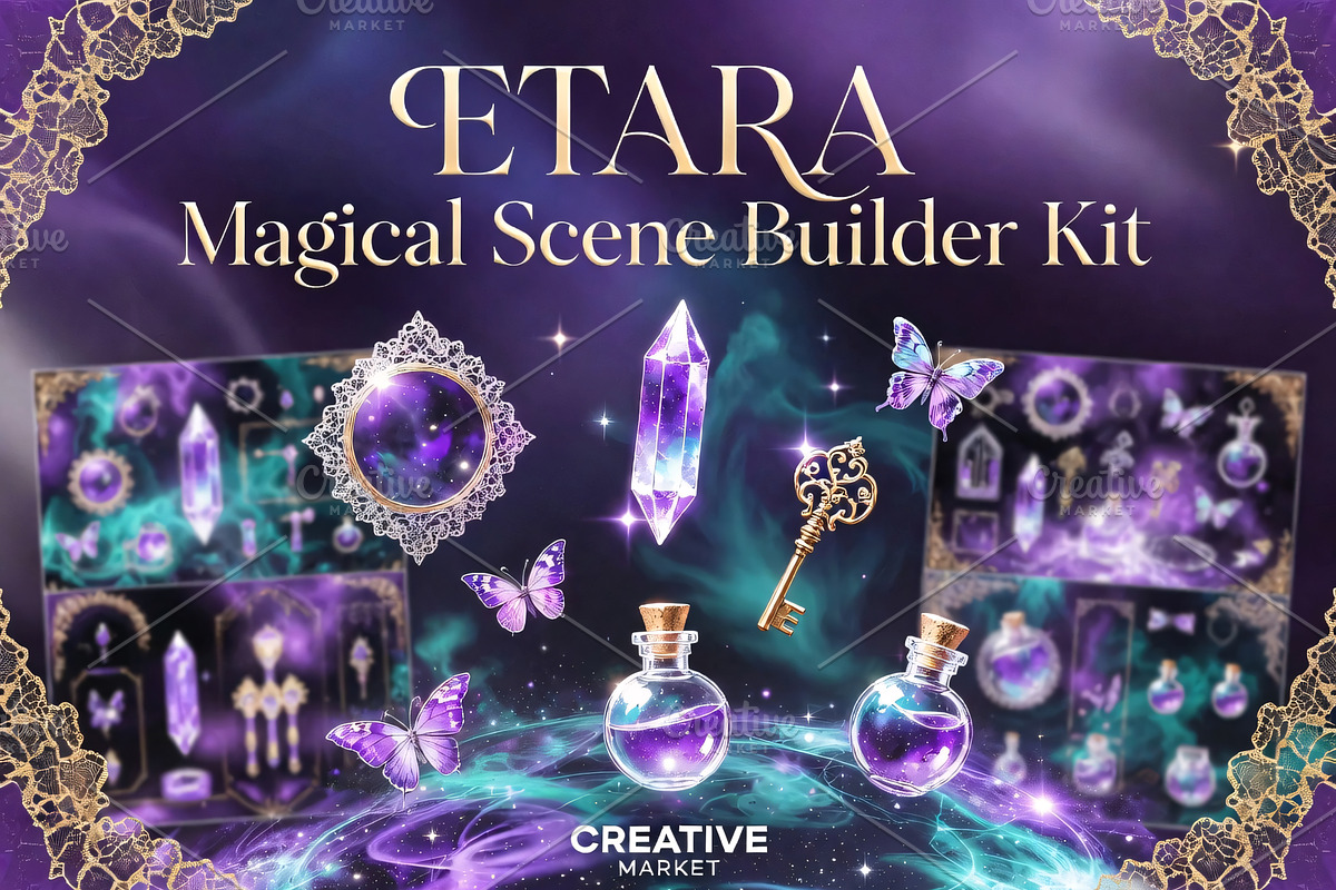 ETARA Magical Scene Builder Kit, an Object Graphic by ETARA by Mea Hau (Photo 1 of 25)