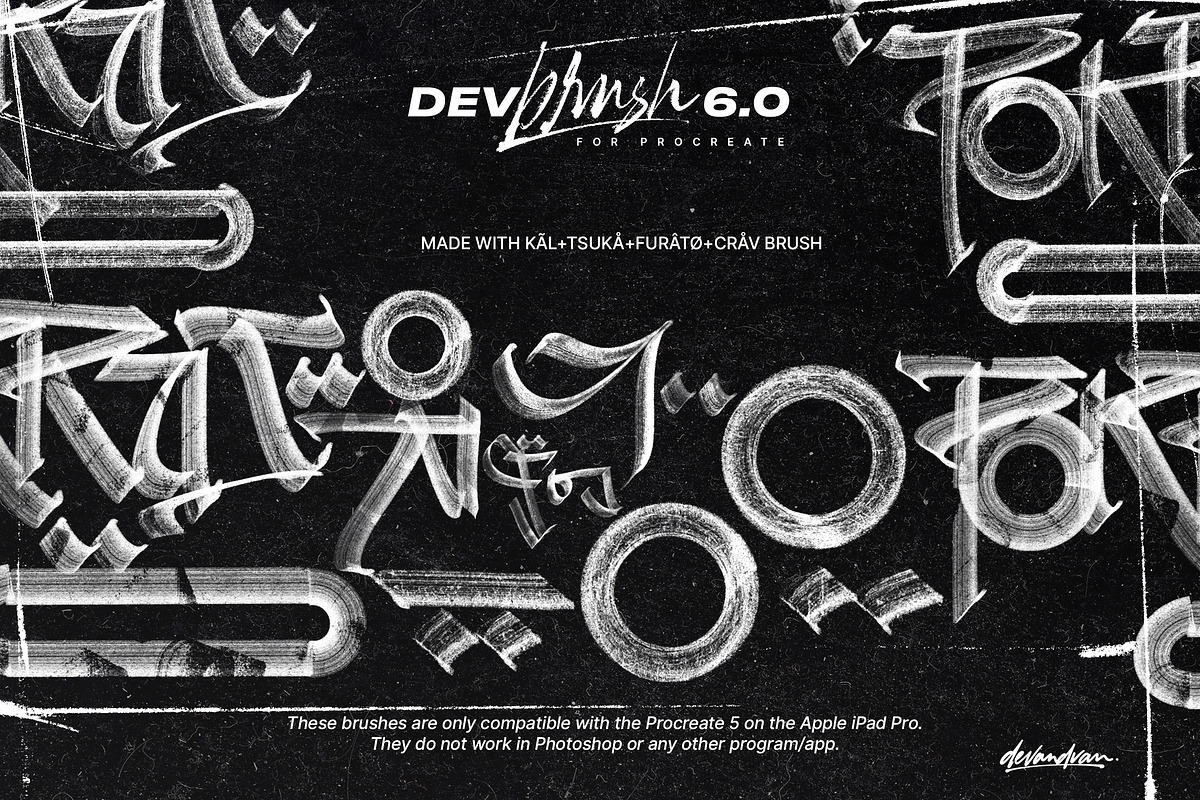 DevBrush 6.0 for Procreate 5, a Brush Add-On by Alif Devan R. (Photo 9 of 11)
