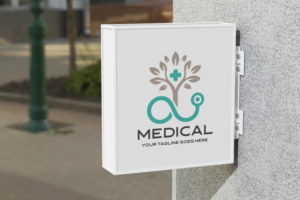 Medical Tree Stethoscope Logo, a Branding & Logo Template by YUDesignStore (Photo 9 of 9)