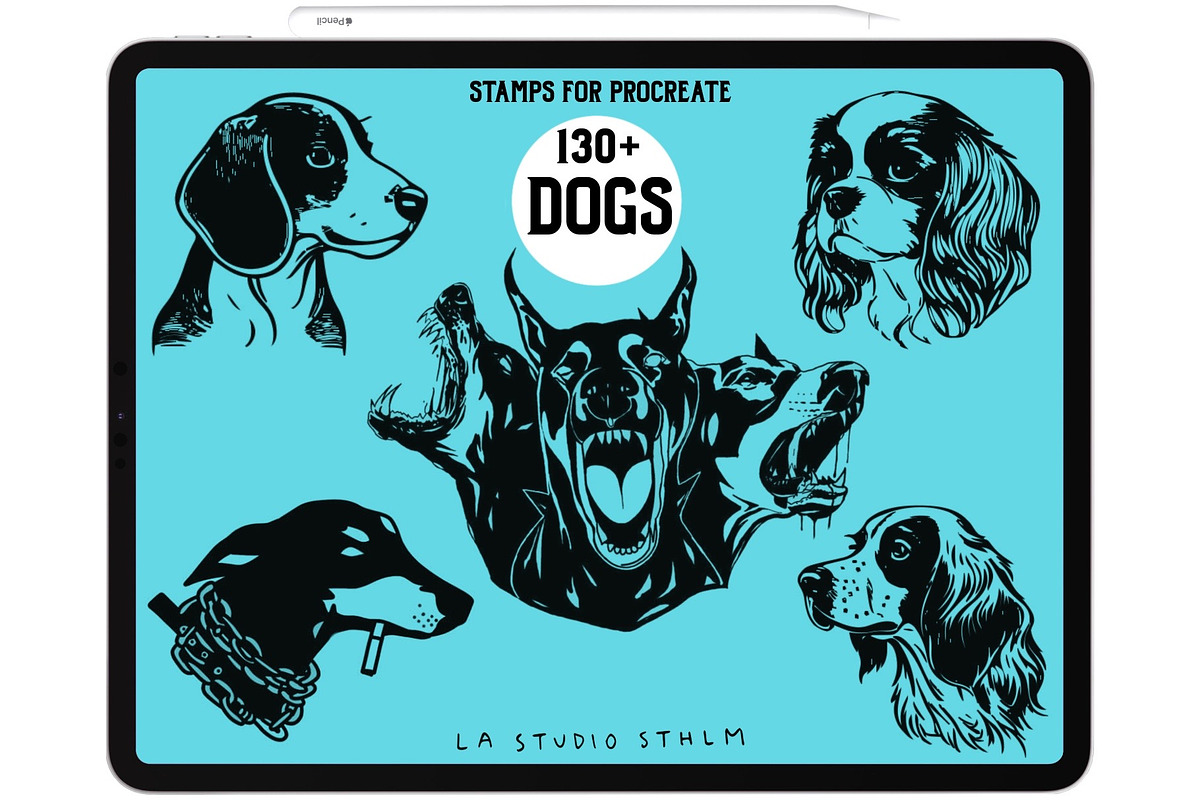 Bundle Animals & Insects -Stamp Sets, a Brush Add-On by LA Studio Sthlm (Photo 9 of 15)