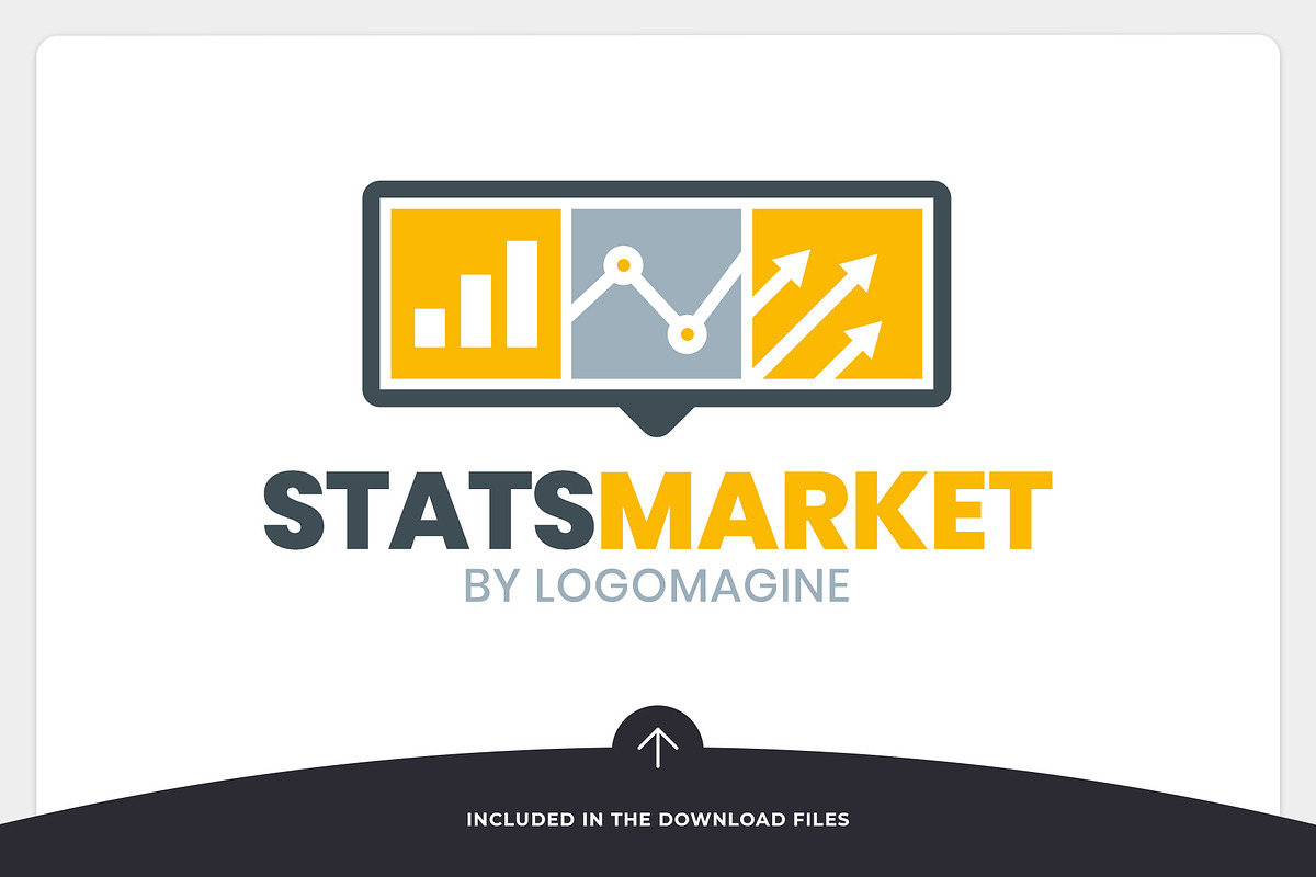 Stats Market Logo Template, a Branding & Logo Template by LOGOMAGINE (Photo 8 of 13)