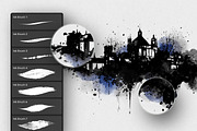 Inktober Photoshop Brushes, a Brush Add-On by pixelbuddha.net (Thumbnail 2 of 6)