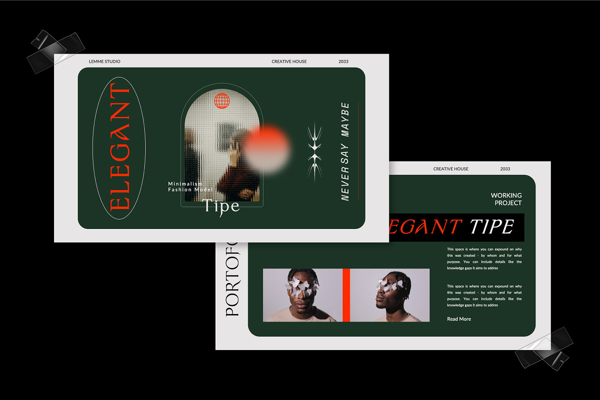 Elegant Tipe - Powerpoint Template, a Presentation Template by Meliora Studio (Photo 3 of 8)