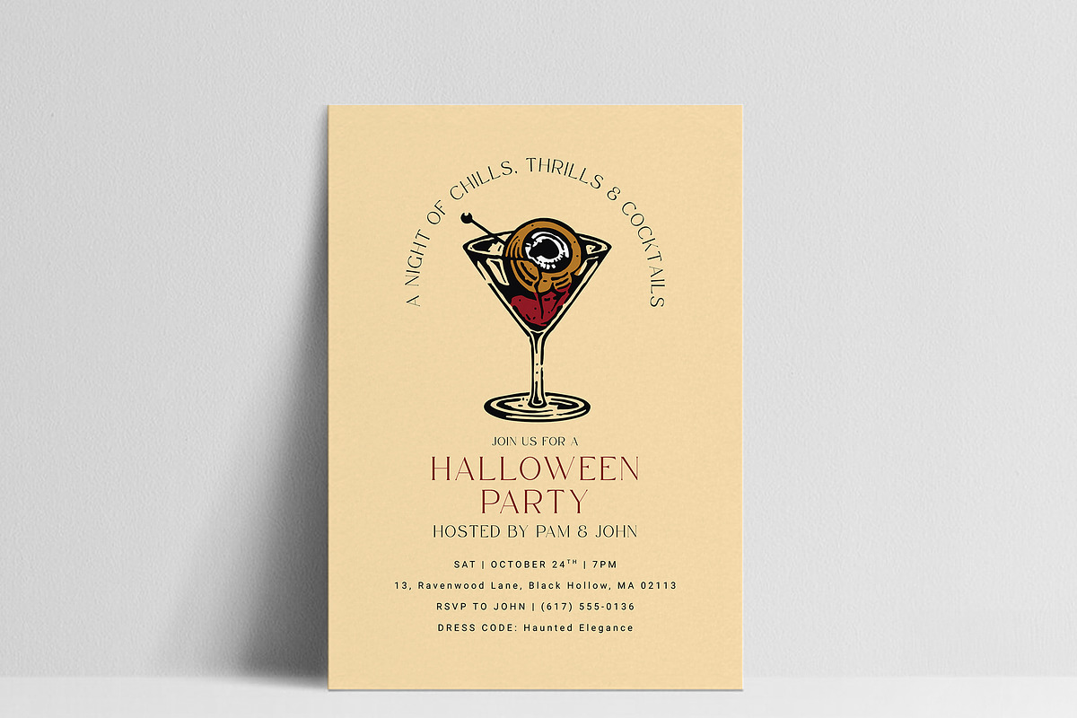 Editable Canva Halloween template preview 2