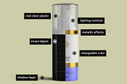 Airless Pump Cosmetic Bottle Mockup, a Cups & Container Mockup by Digitalphaser (Thumbnail 2 of 5)