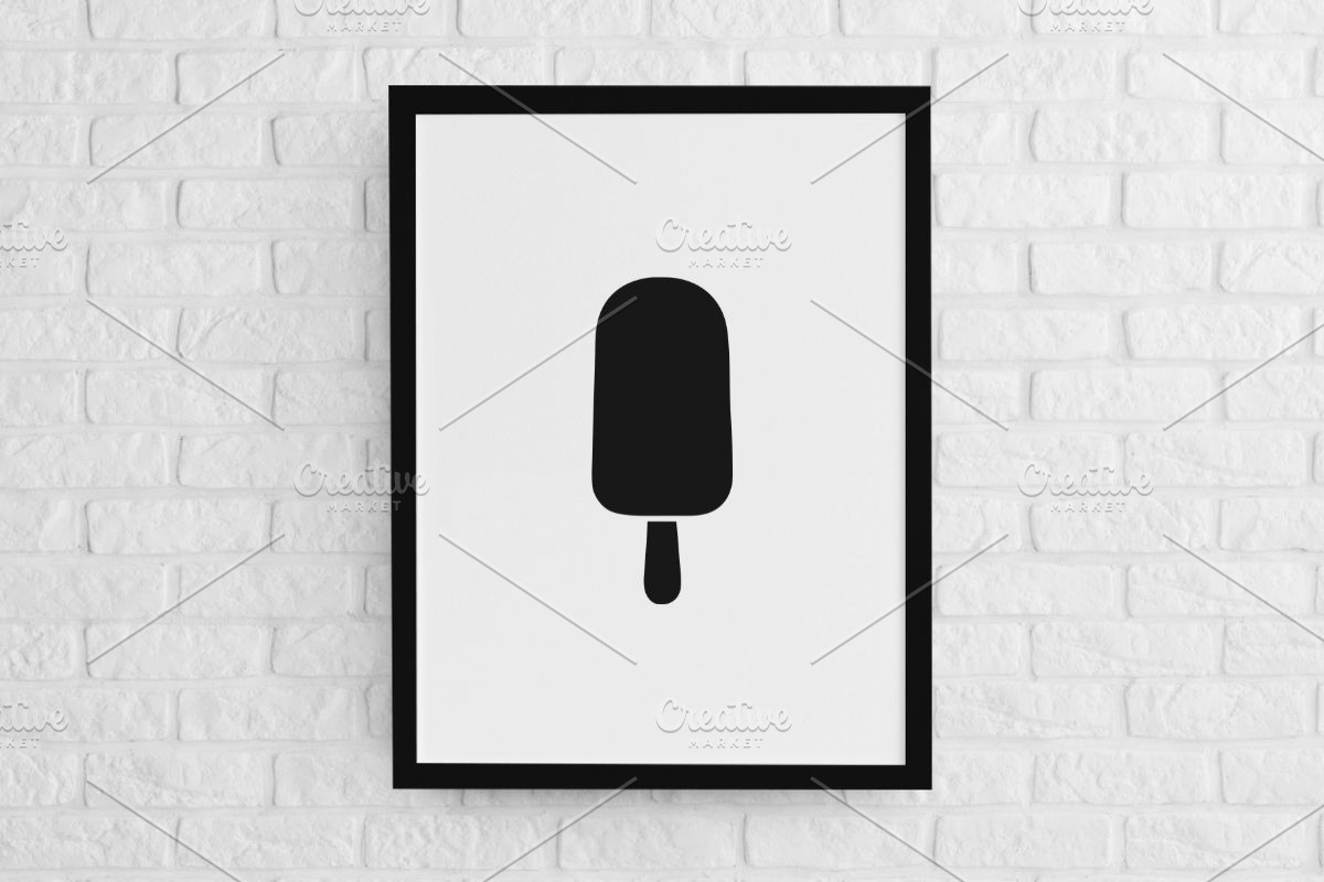 Ice Cream Silhouette SVG, a Food Illustration by newminddesign (Photo 2 of 3)