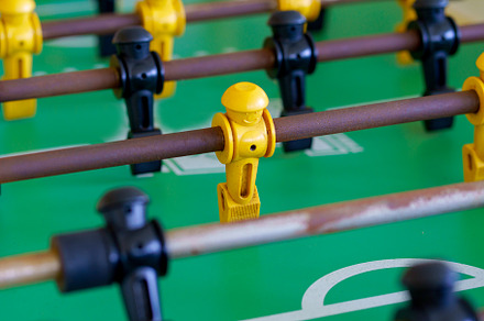 Soccer table football game with classic style wood players, a Sports & Recreation Photo by Casanowe-studio