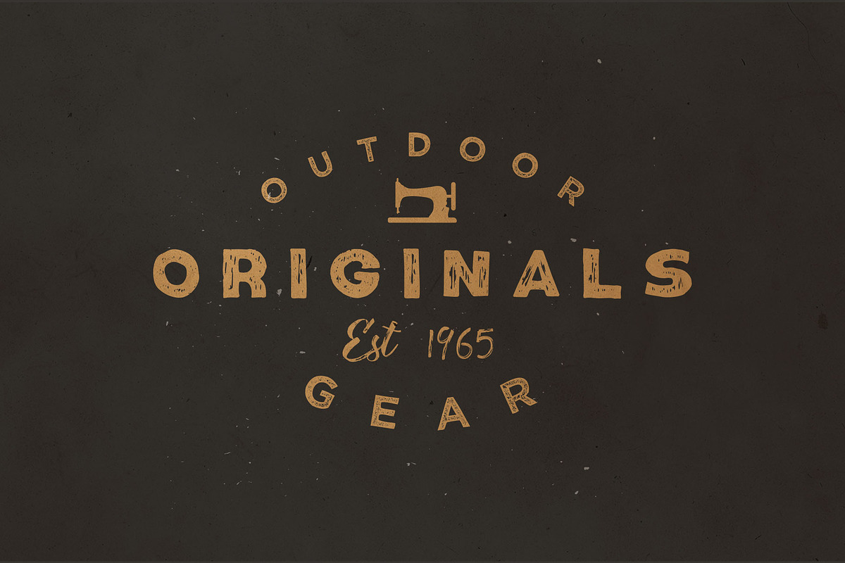 Number9 - Handdrawn Vintage Font preview 2