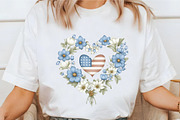Watercolor 4th of July Clipart, a Seasonal Illustration by designcity5 (Thumbnail 4 of 5)