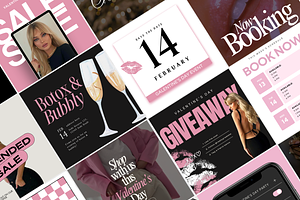 Social Media Template Valentines Day