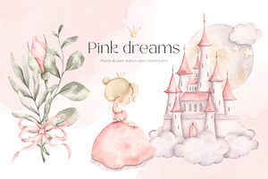 Pink dreams, a Person Illustration by NellyaEgorova