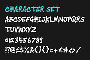 Blue Soak Display Water Font, a Font by PutraCetol Studio (Thumbnail 5 of 5)