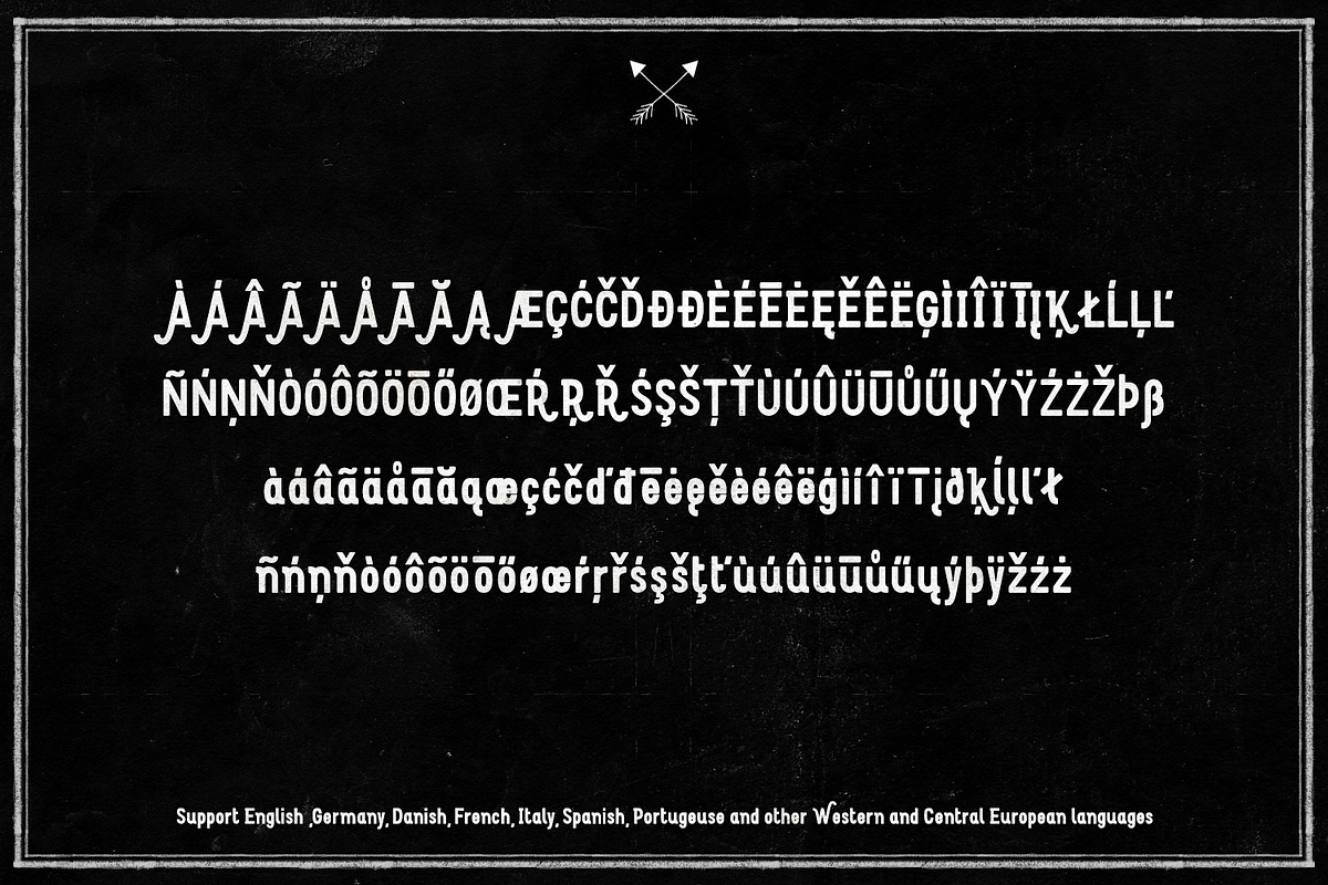 Arson Typeface preview 3