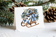 Whimsical Winter Clipart Bundle, a Seasonal Illustration by Canvas Craft (Thumbnail 7 of 10)
