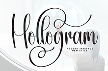 Hollogram | Script Font