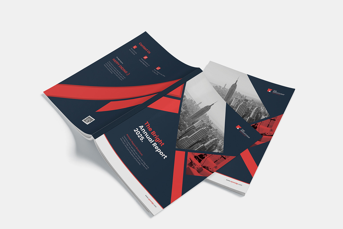 36-page Annual Report Brochure Word, a Magazine Template by TheBrightGrap (Photo 6 of 6)