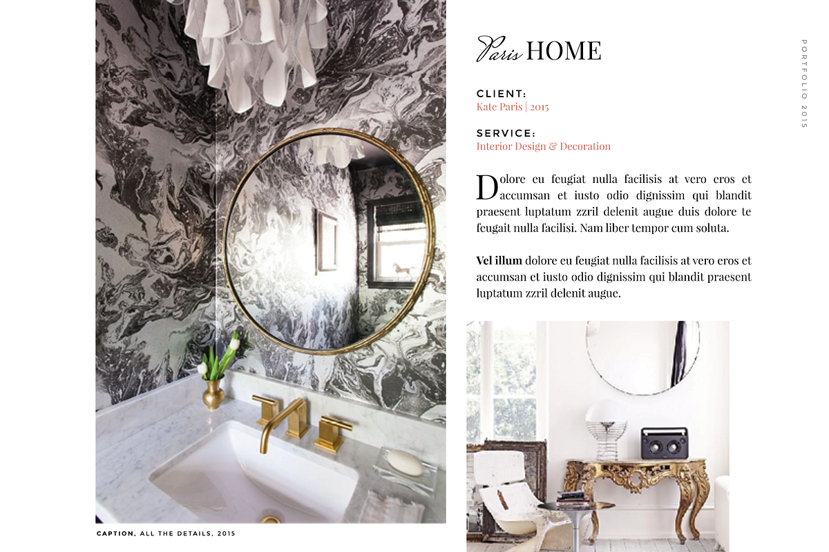 SALE - 30% off -The Olivia Portfolio, a Brochure Template by STUDIO MEROE (Photo 10 of 10)