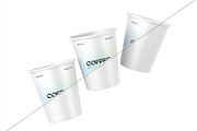 Floating Paper Coffee Cup Mockup, a Product Mockup by graphypix (Thumbnail 3 of 4)
