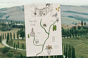 Handmade Quirky Wedding Map Creator, an Object Graphic by Laras Wonderland (Thumbnail 11 of 14)