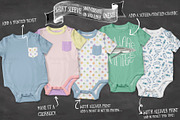 Baby Onesie Mock Ups UPDATE, an Apparel Mockup by JSquarePresents (Thumbnail 7 of 13)