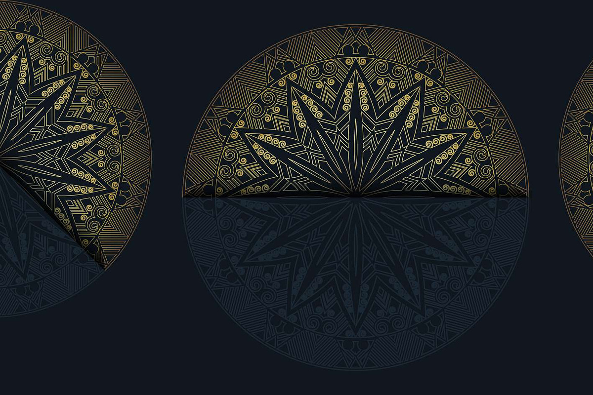 560+ Mandala Design Mega Collection, a Decorative Illustration by NJ Himel (Photo 77 of 289)
