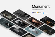 Social Media Figma Sketch Template, a Social Media Template by Goashape Studio (Thumbnail 1 of 10)