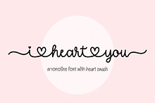 I Heart You Font