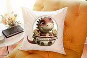Astronaut Dinosaur Clipart PNG, an Illustration by Sublimation Artist (Thumbnail 6 of 6)