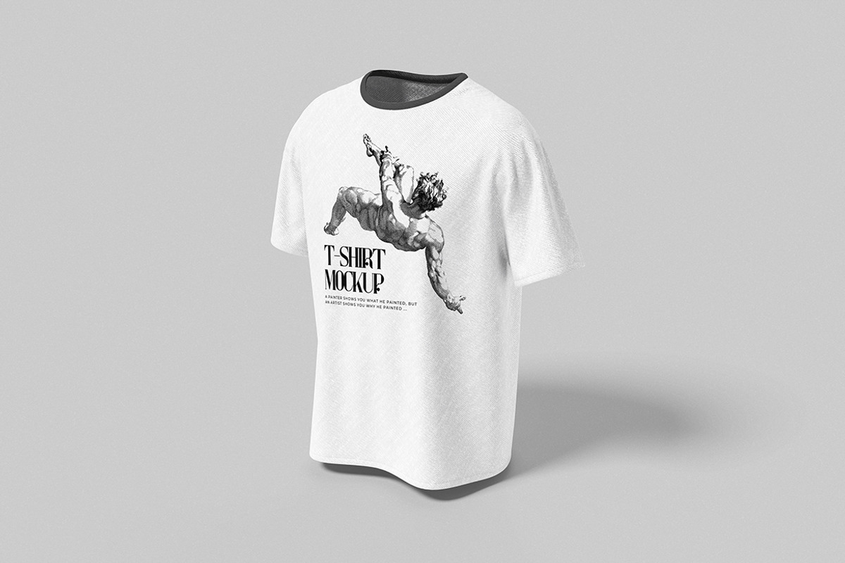 High Quality T-Shirt Mockup, a Shirt Mockup by swsi-studio (Photo 2 of 5)