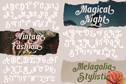Melagolia Retro Script, a Script Font by madeDeduk (Thumbnail 5 of 10)