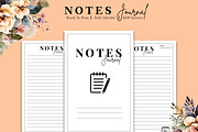 Notes Journal Kdp Interior, a Stationery Template by Hurairagraphics (Thumbnail 1 of 3)