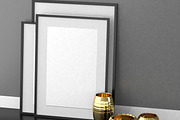 Mock up poster in a square frame, a Print Template by Olesya Morokhovets (Thumbnail 1 of 3)