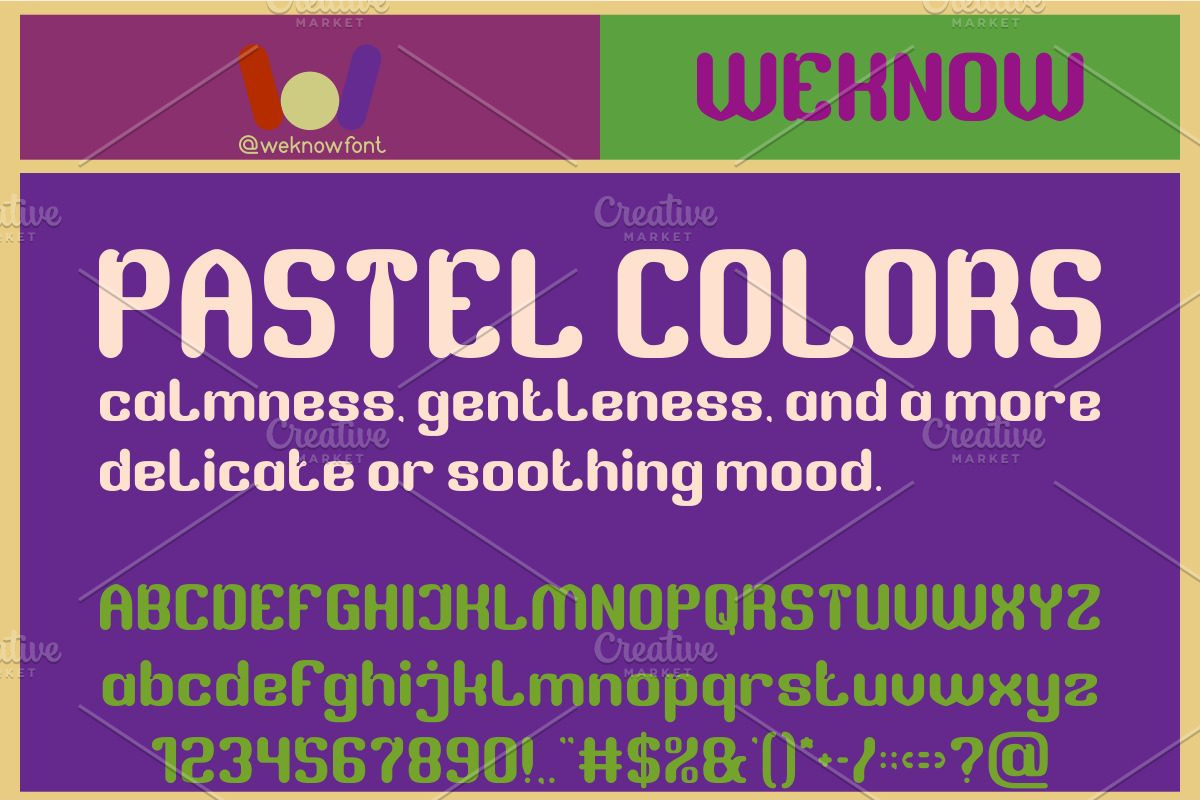 Retro Characters font, a Font by weknow (Photo 5 of 8)