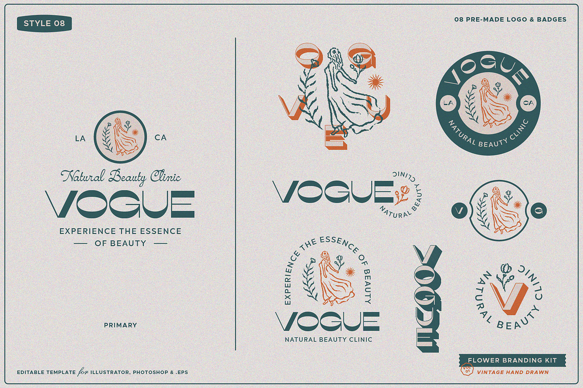 Flower Branding Kit, a Branding & Logo Template by Refolve Design (Photo 16 of 26)