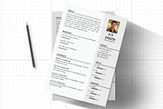 Clean Resume/CV, a Resume Template by designvillage (Thumbnail 5 of 12)