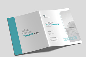 Annual Report Template, Brochure