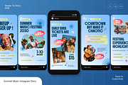 Summer Music Instagram Story, a Social Media Template by Annora Studio (Thumbnail 1 of 4)