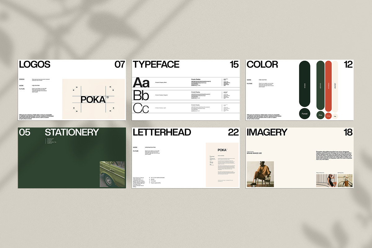 POKA | Brand Guideline Templates, a Presentation Template by evgenystudio (Photo 6 of 10)