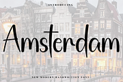 Amsterdam, a Handwritten Font by FreshTypeINK (Thumbnail 1 of 8)
