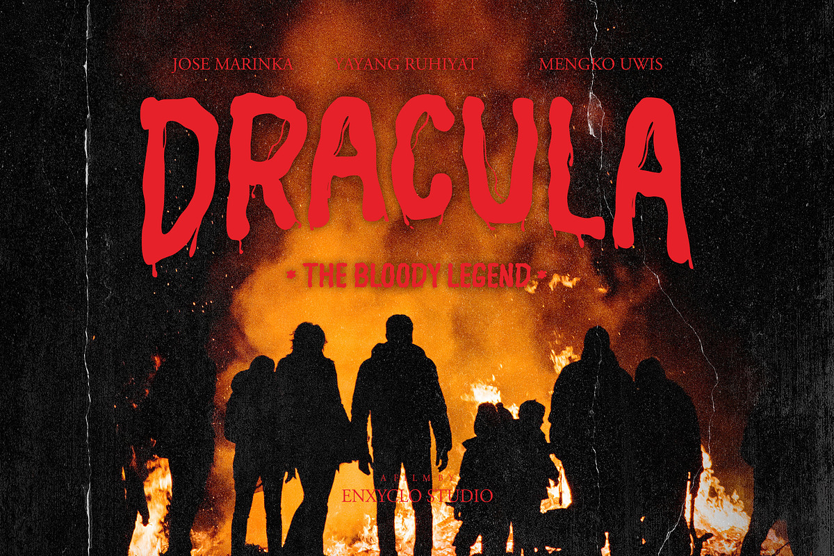 NCL HALLOWEEN DANGER - Bloody Horror, a Handwritten Font by Enxyclo Studio (Photo 3 of 10)